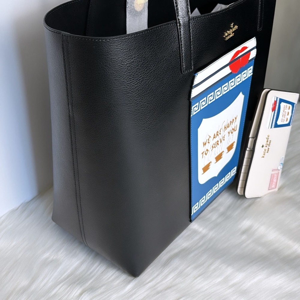 NWT💃Kate Spade Collectable Bundle Coffee Break Tote Shoulder and Wallet Set - Picture 3 of 11